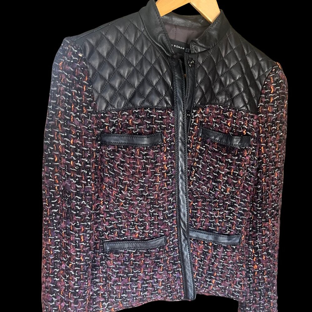Hardly Worn Chanel Look Tweed Jacket